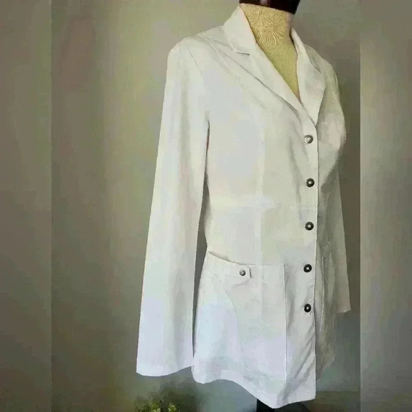 Dickies lightweight white  jacket. Size small. - Picture 2 of 9